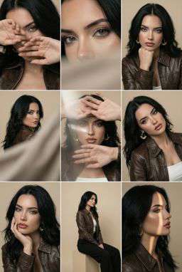 KV Leather - Editorial 3x3 Grid [VAR:0]